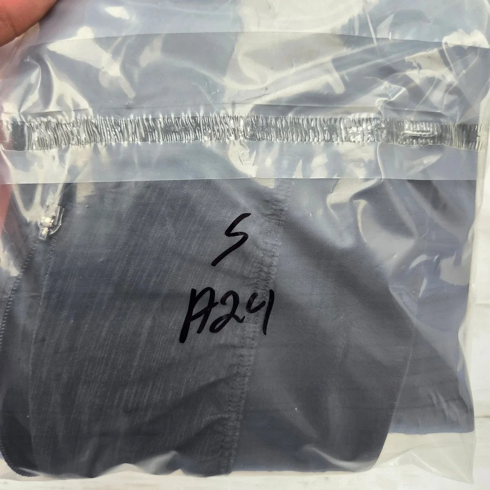 Lululemon T.H.E. Short Athletic Training Mens Small Black Heathered Drawstring